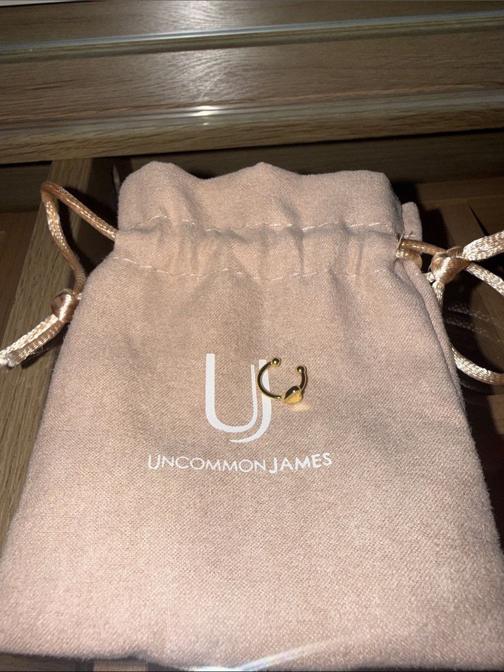 Uncommon James Gold 
Cute Heart Ear Cuff